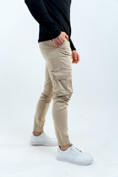 Jogger Sarga Cargo Beige