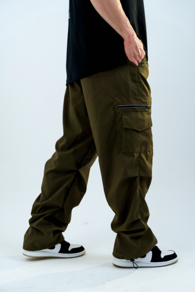 Pantalón Impermeable Oversize Verde