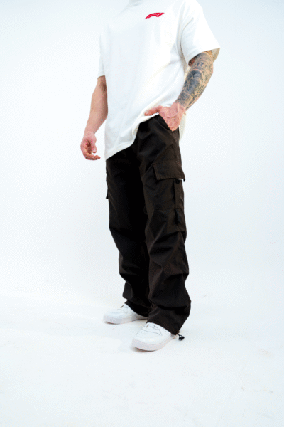 Pantalón Impermeable Oversize Marrón